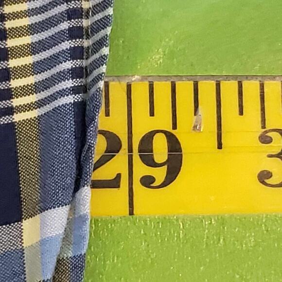 Polo Ralph Lauren Shirt Oxford Button Down LS Mens Size Large Red Blue Plaid - Picture 11 of 12